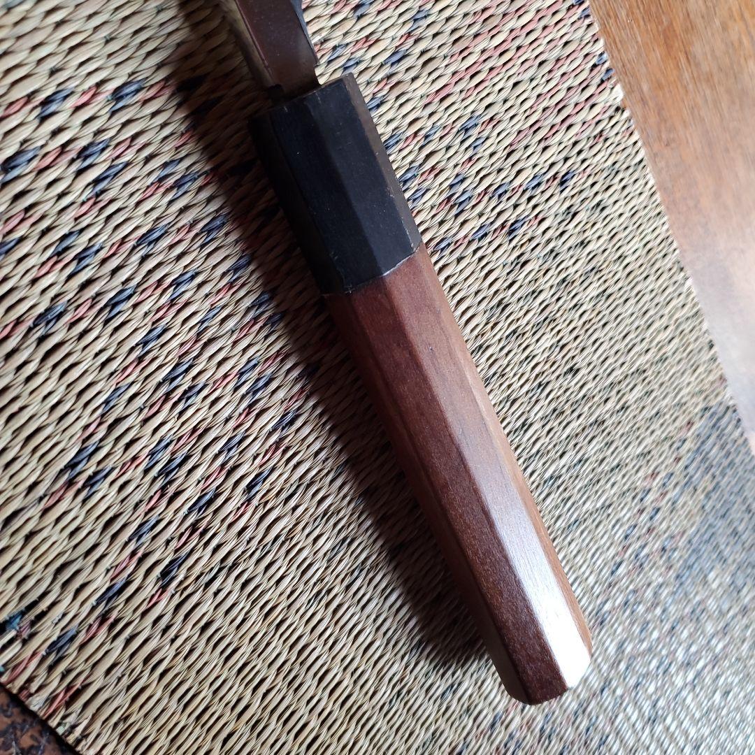 有次　柳刄包丁　純日本鋼　本焼　紫檀柄　刃渡り258㎜