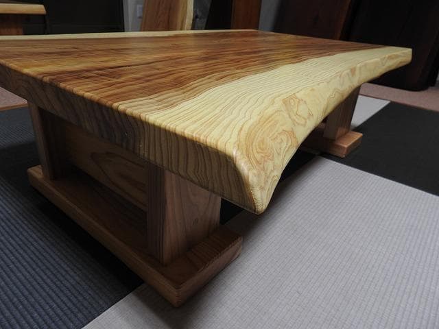 №10a 杉　一枚板座卓　3帖～☆セール☆