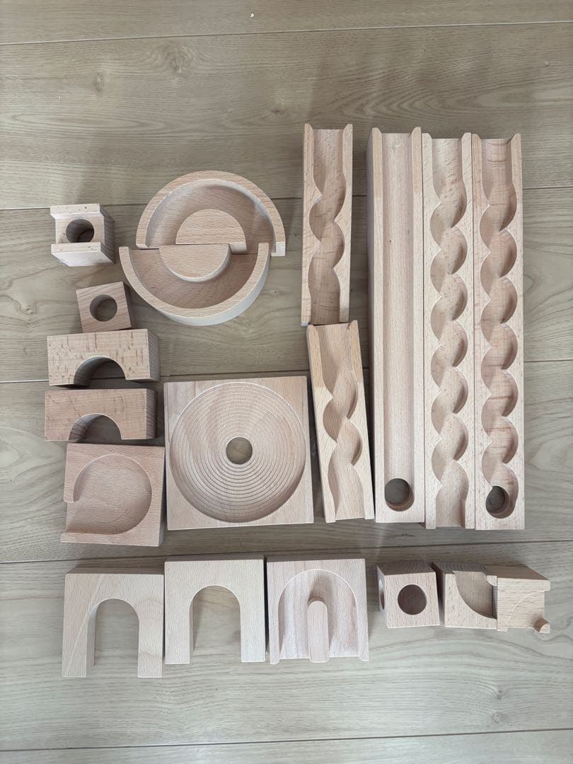 まるやま！小さな大工さん　ビー玉転がし　レール　40mm基尺