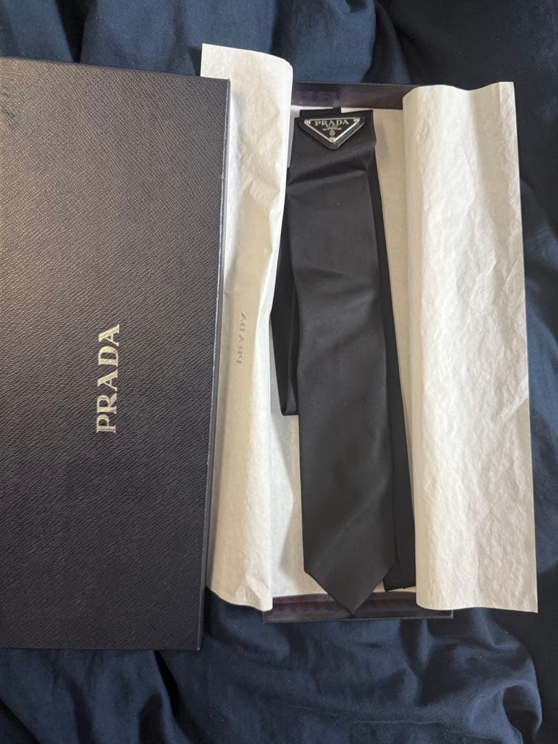 PRADA ネクタイ ブラック