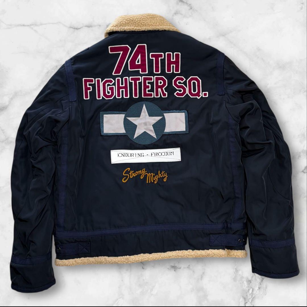 AVIREX 74TH FIGHTER SQ. B-3ジャケット　ショート丈