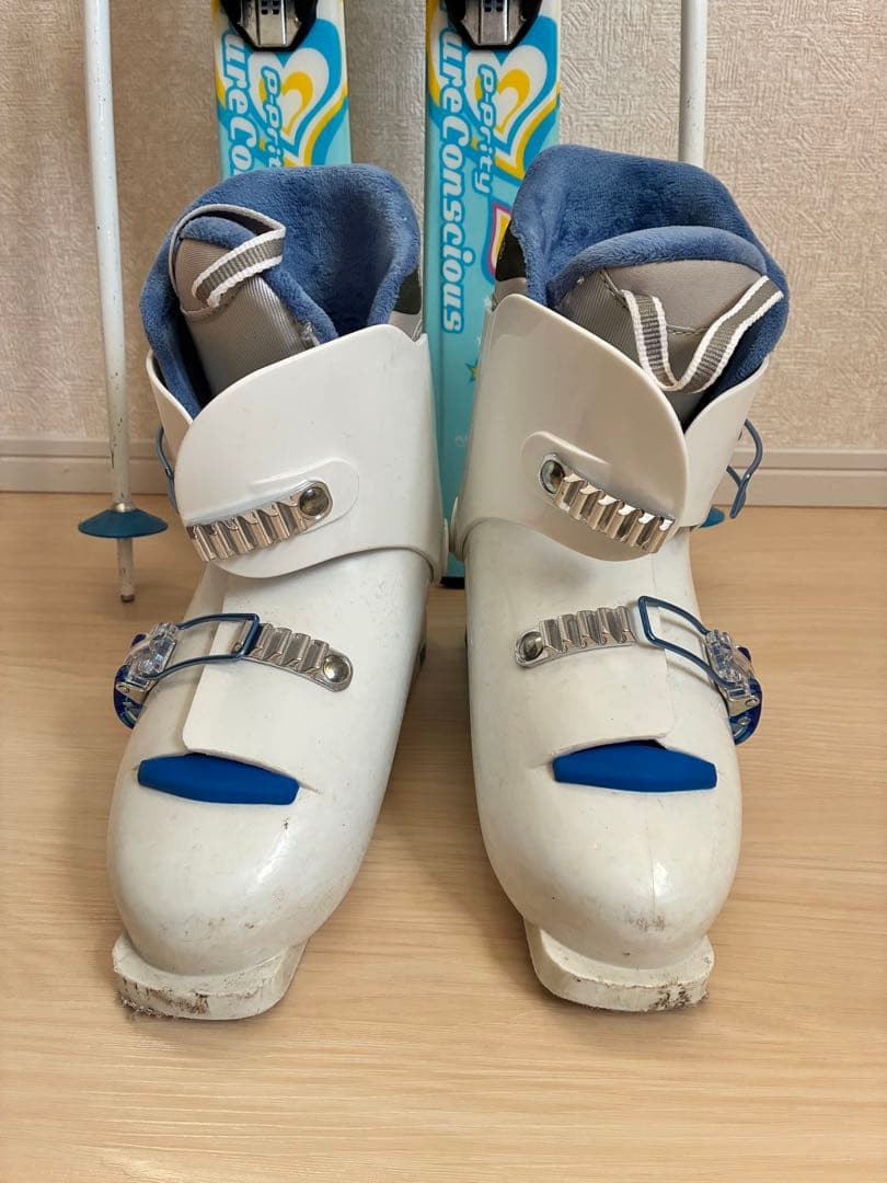 スキー板+ブーツ＋ストック付き【送料込】