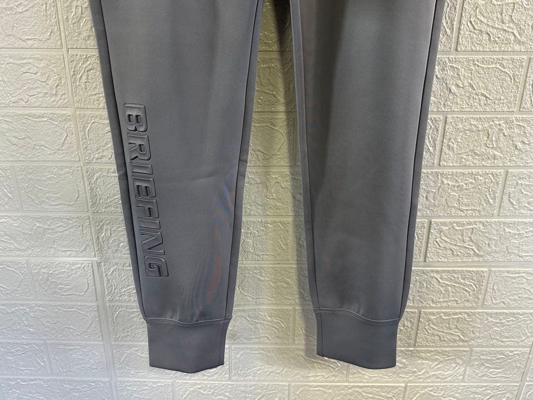 BRIEFING ブリーフィング 3Dロゴ Mサイズ ジョガーパンツ グレー