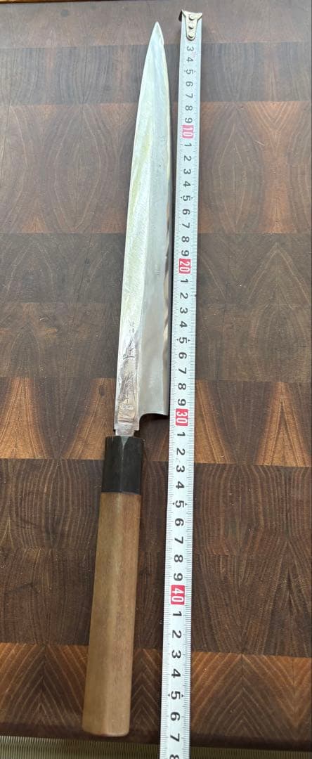 正本総本店　柳刃　300mm 尺　包丁　刺身　和包丁　本職　白鋼　霞