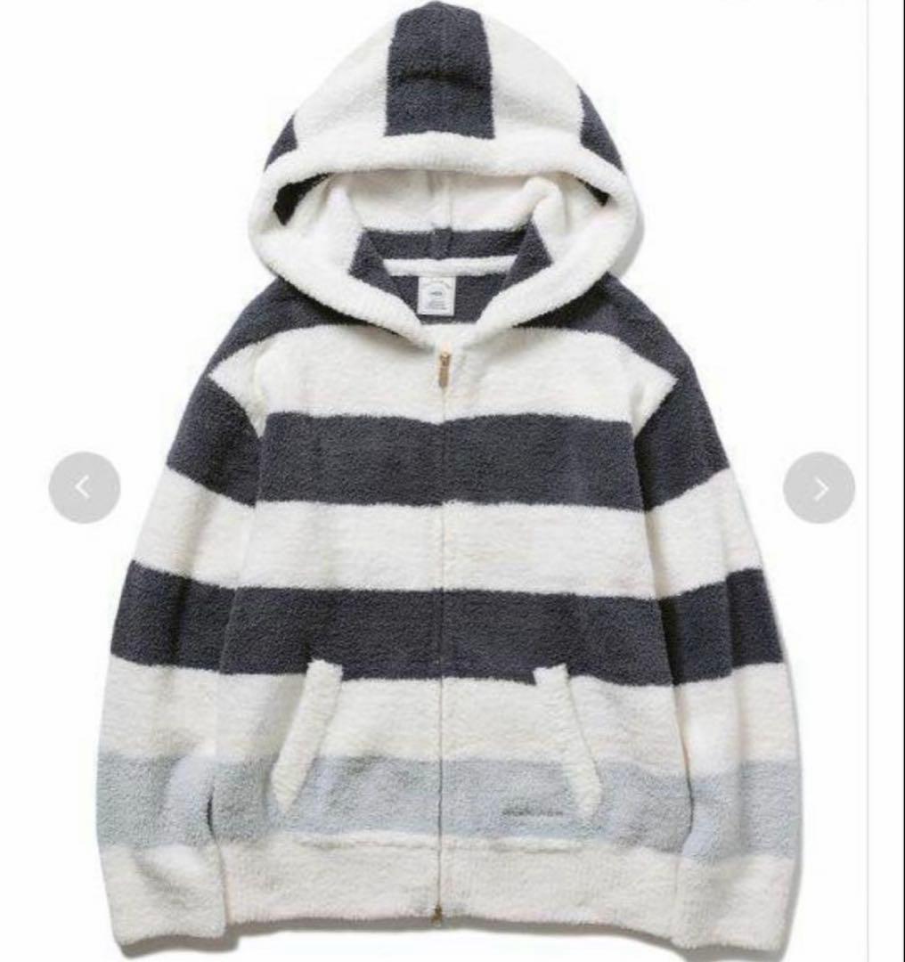 【美品】ジェラートピケ　パウダートリムボーダー　上下セット