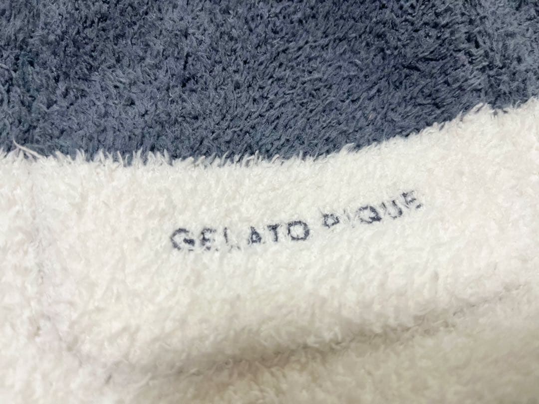 【美品】ジェラートピケ　パウダートリムボーダー　上下セット