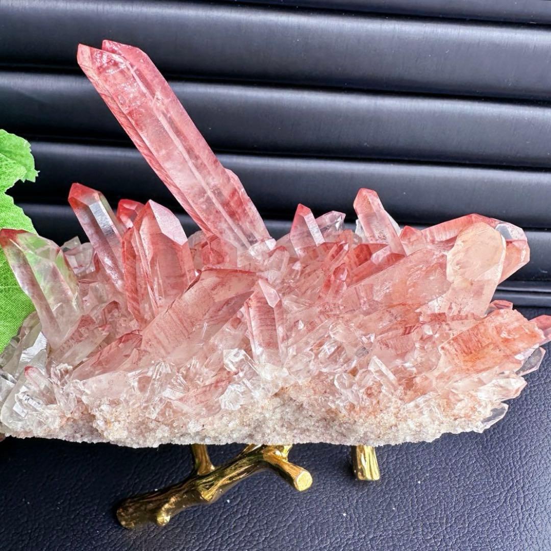 希少❗️高品質❗️超綺麗♡超強いパワー ピンク ヒマラヤ クラスター天然石A1557