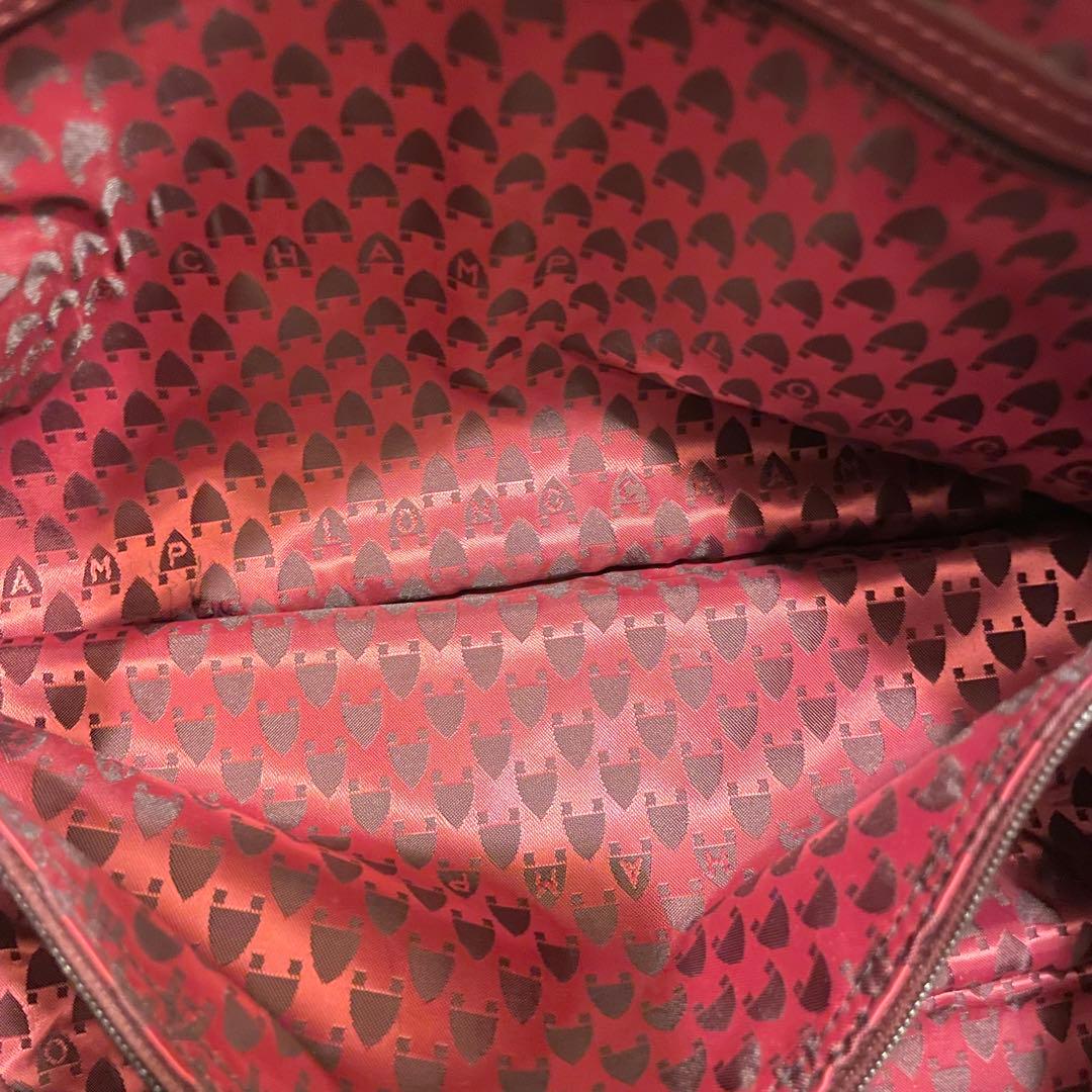 バッグ Longchamp Balzan Leather Handbag in Red