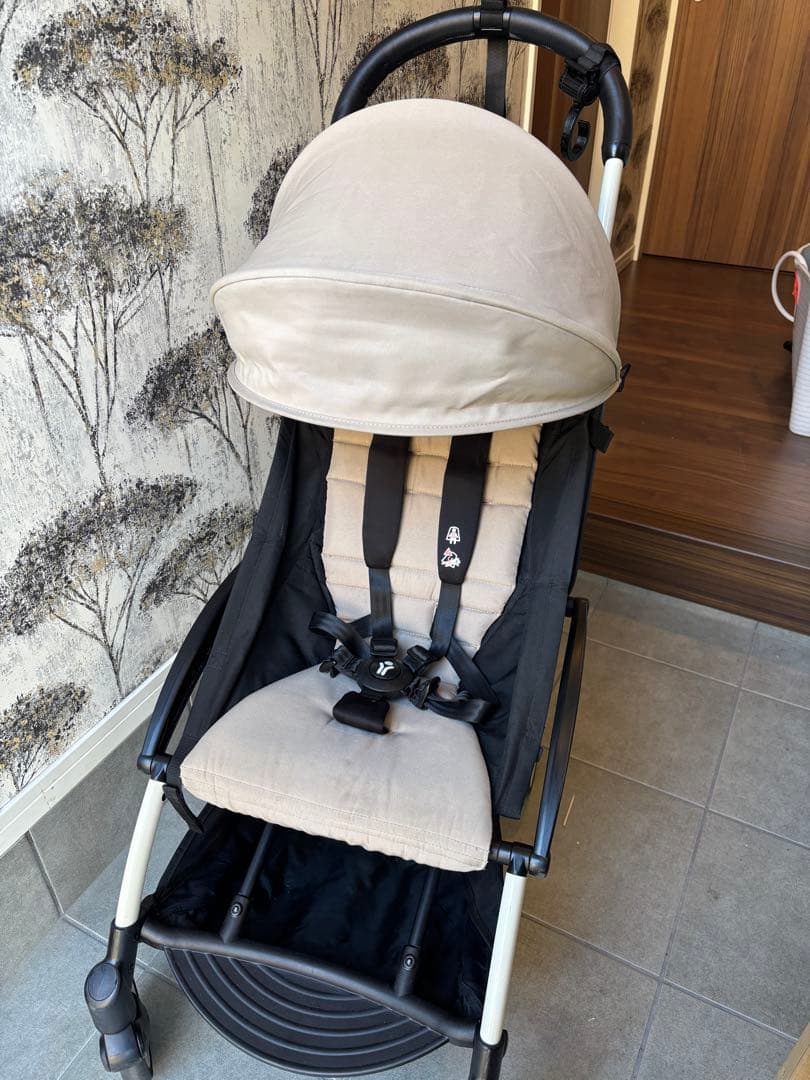 YOYO2 ベビーカー ベージュホワイトフレーム