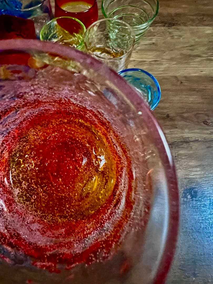 琉球グラス　琉球ガラス　吹きグラス　沖縄コップ　ハンドメイド　セット　大量