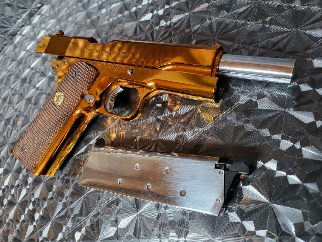 金！ゴールド！！　ガバメント　m1911　東京マルイ　GBB　検　ハイキャパ