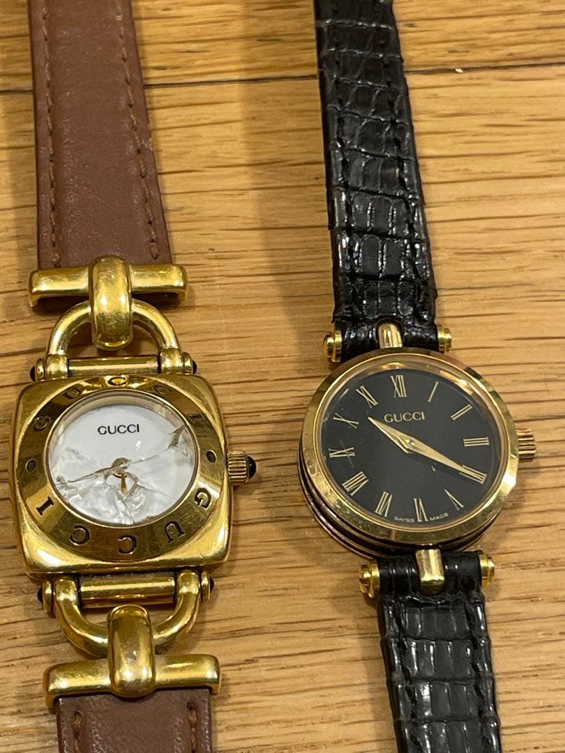 GUCCI アナログクォーツ腕時計2本セット