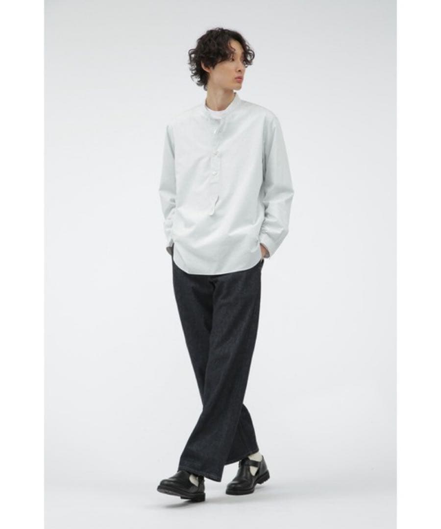 MHL コットンシルク シャツ COTTON SILK END ON END