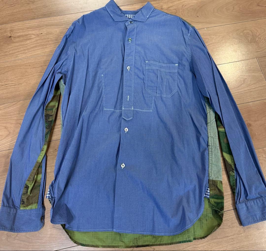 1日までの出品　ジュンヤワタナベマン　コムデギャルソン　ミリタリーシャツ　L