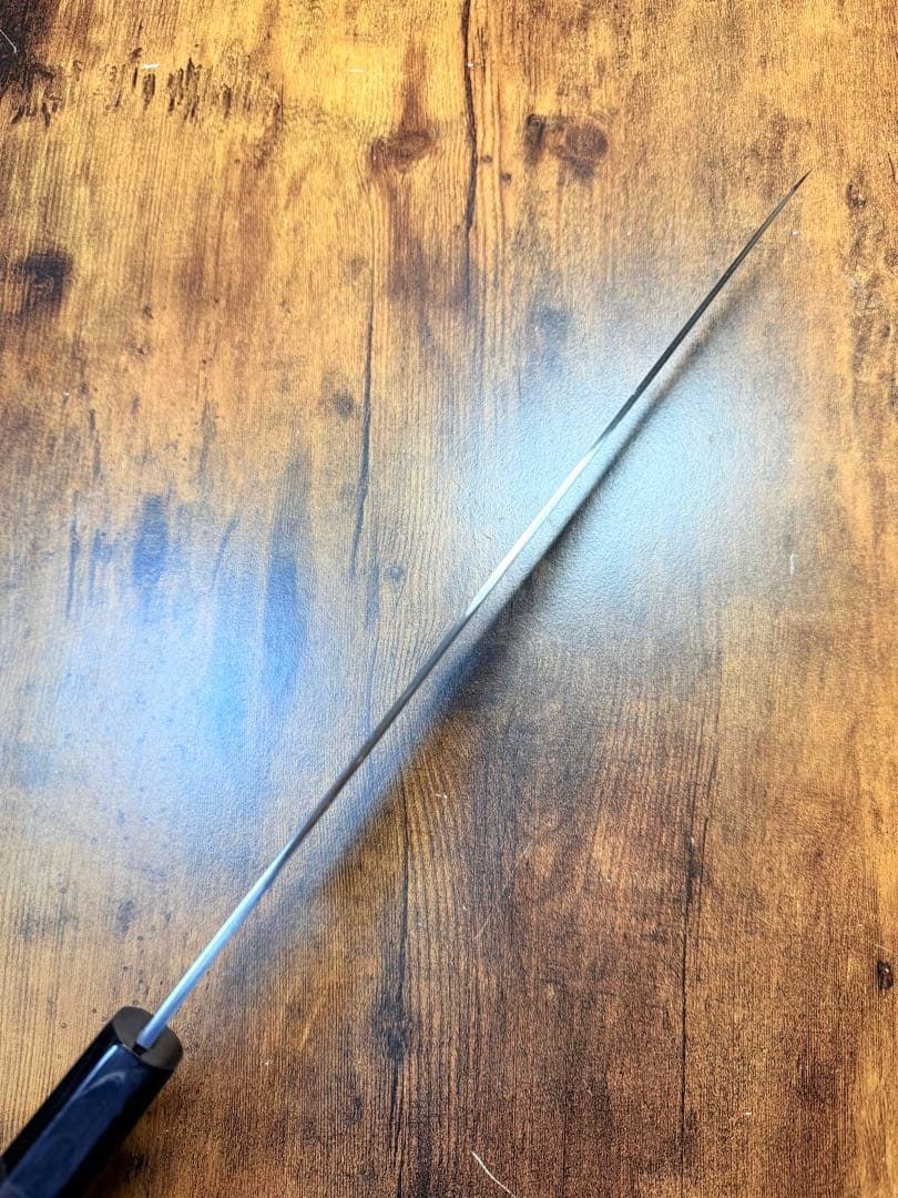 【堺刃物】和牛刀　銀三鋼 包丁　尺　紫檀八角水牛柄