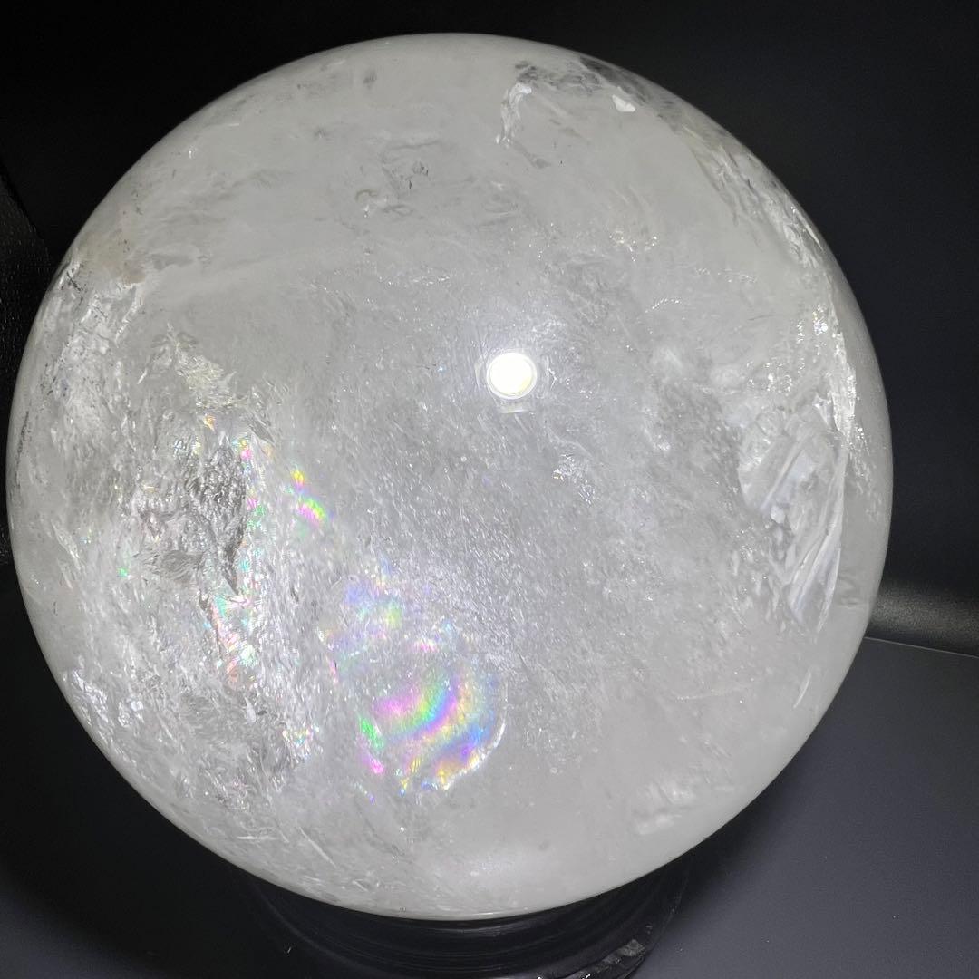 ✳至宝✨究極のお宝品 極上最高大宝珠✨超極大 ヒマラヤ水晶 丸玉 天然石 原石