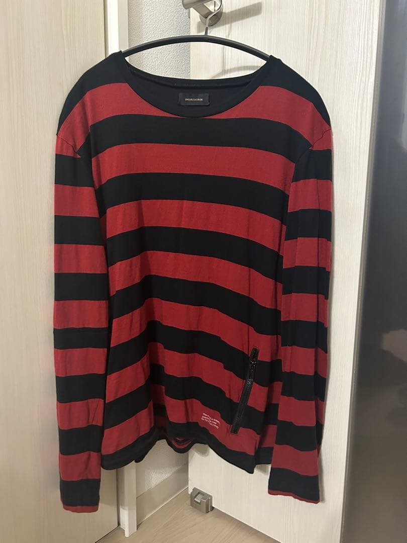 UNDERCOVER 14SS 肘割れ ボーダー カットソー アンダーカバー