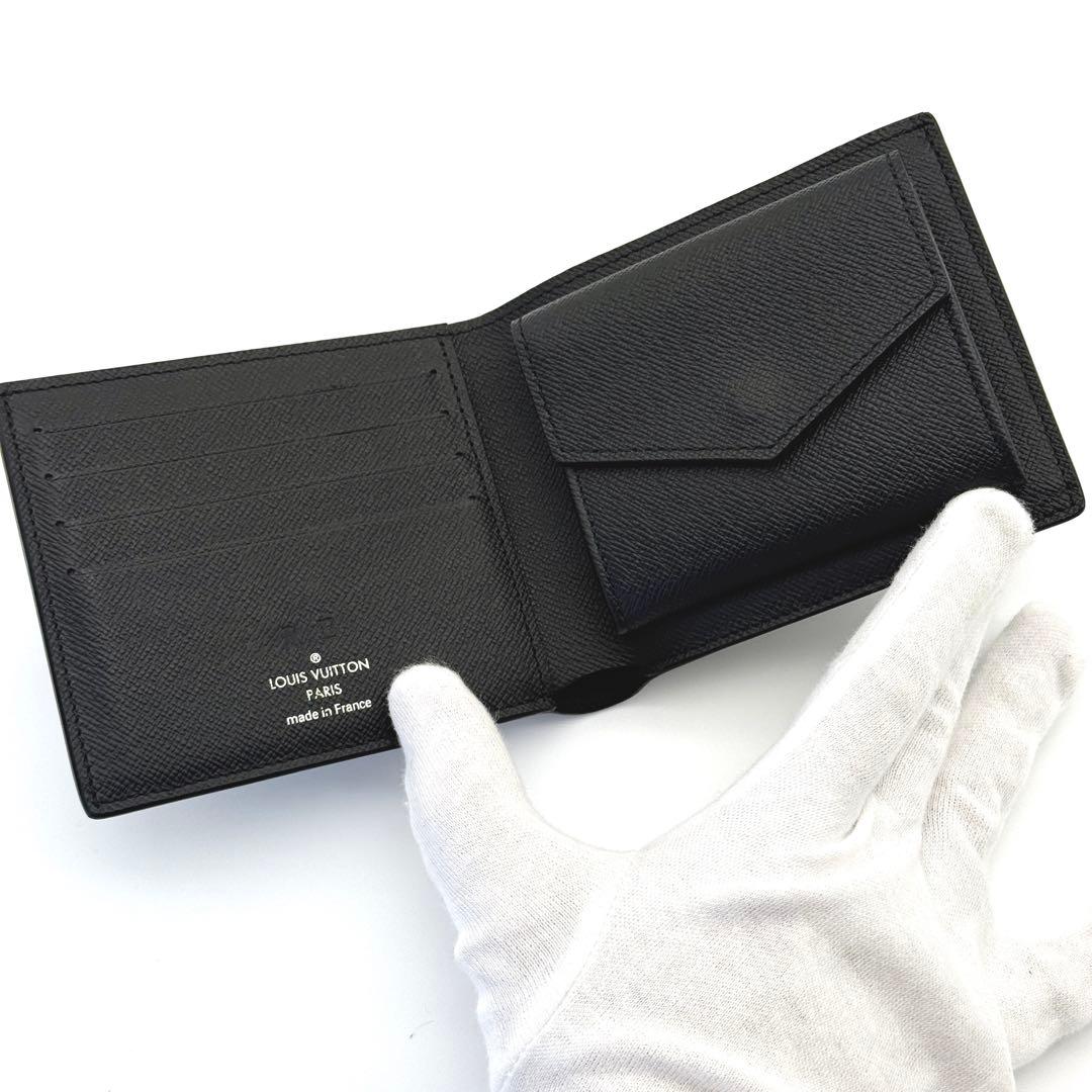 新品 ルイヴィトン モノグラム エクリプス ポルトフォイユ マルコ 財布 箱