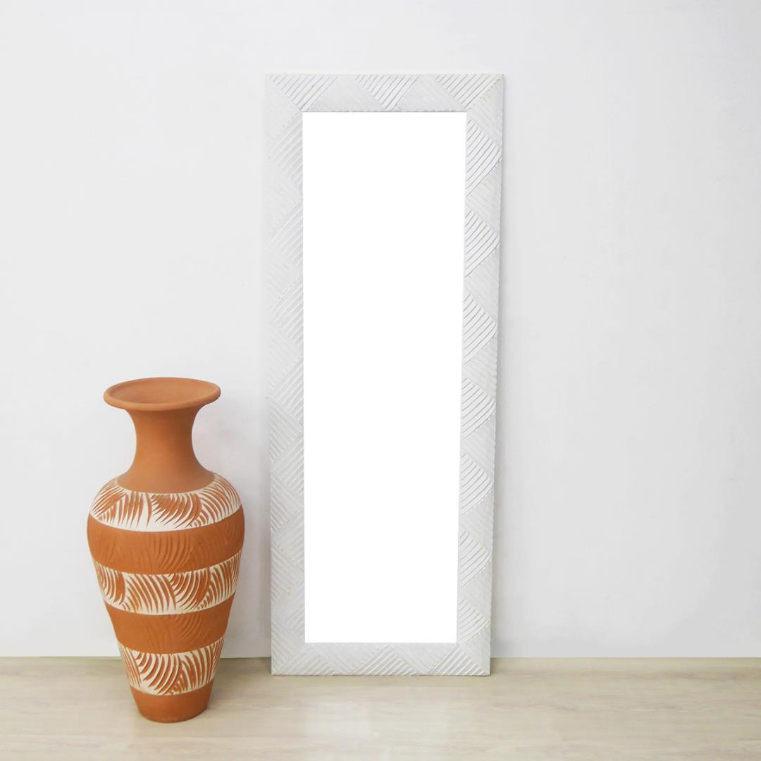 大型 ウォールミラー 立てかけ 壁掛け 鏡 姿見 全身鏡 KM-11WH