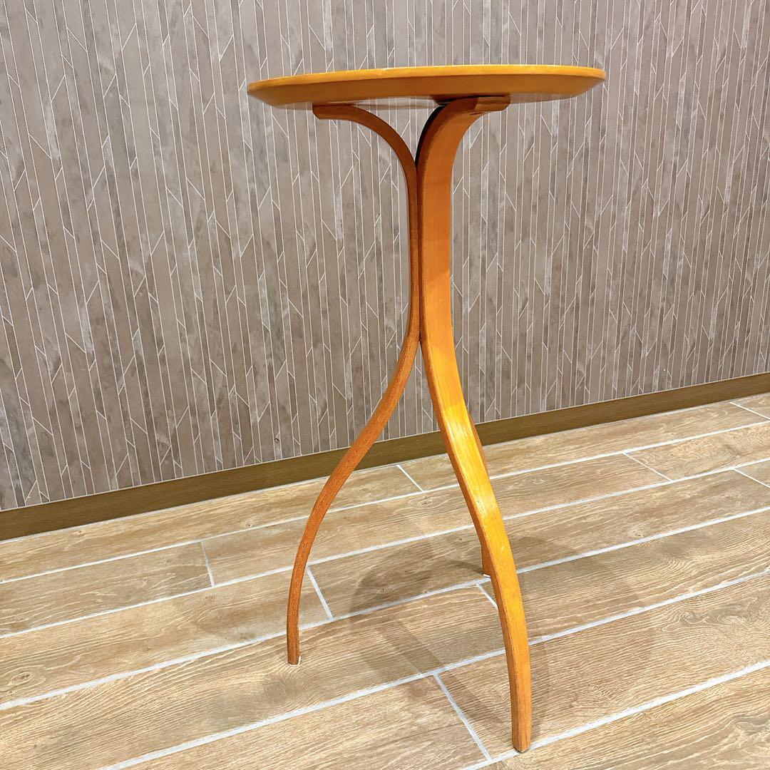 【美品】modulus モデュラス ペデスタル サイドテーブル 木製 北欧風