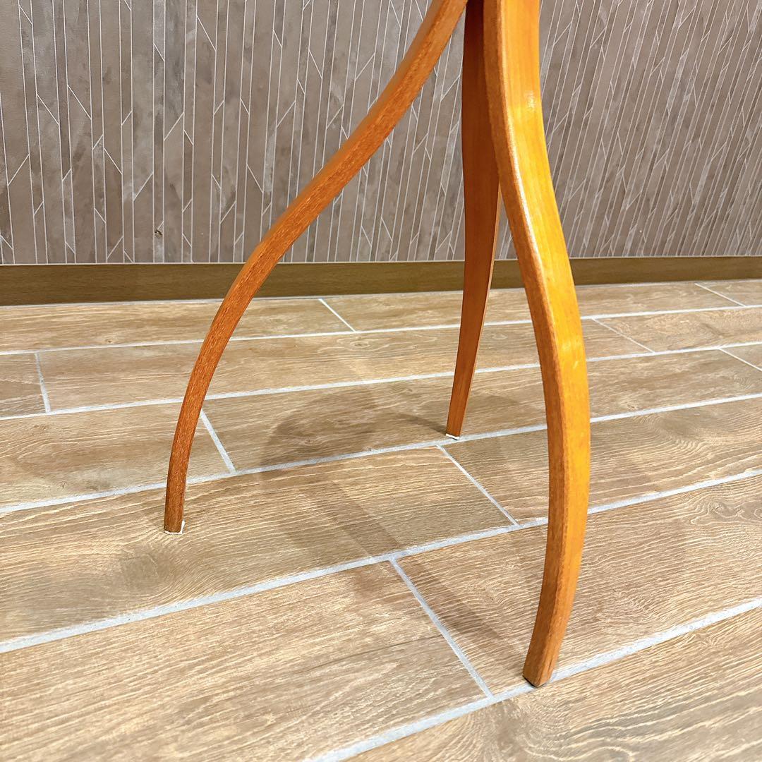 【美品】modulus モデュラス ペデスタル サイドテーブル 木製 北欧風