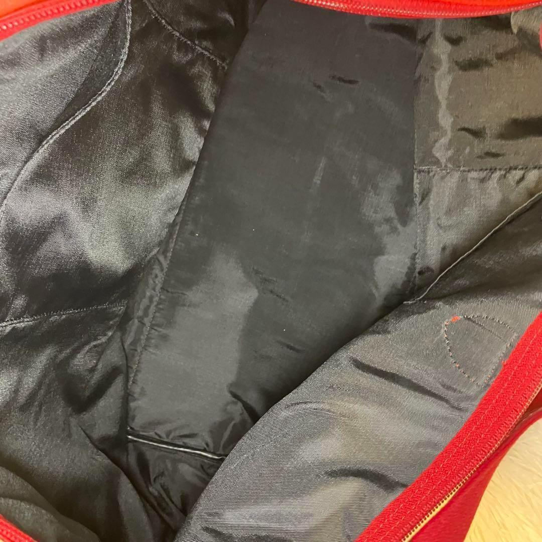 チ*ー様 美品 お値打ち価格　旅のお供　ロンシャン2way フローネ　赤 二泊用