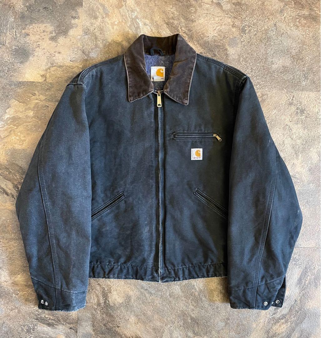 「超希少」USA製 Carhartt デトロイトジャケット　J001BLK