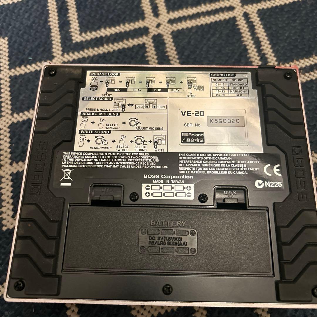 VE-20 BOSS ボーカル用エフェクター