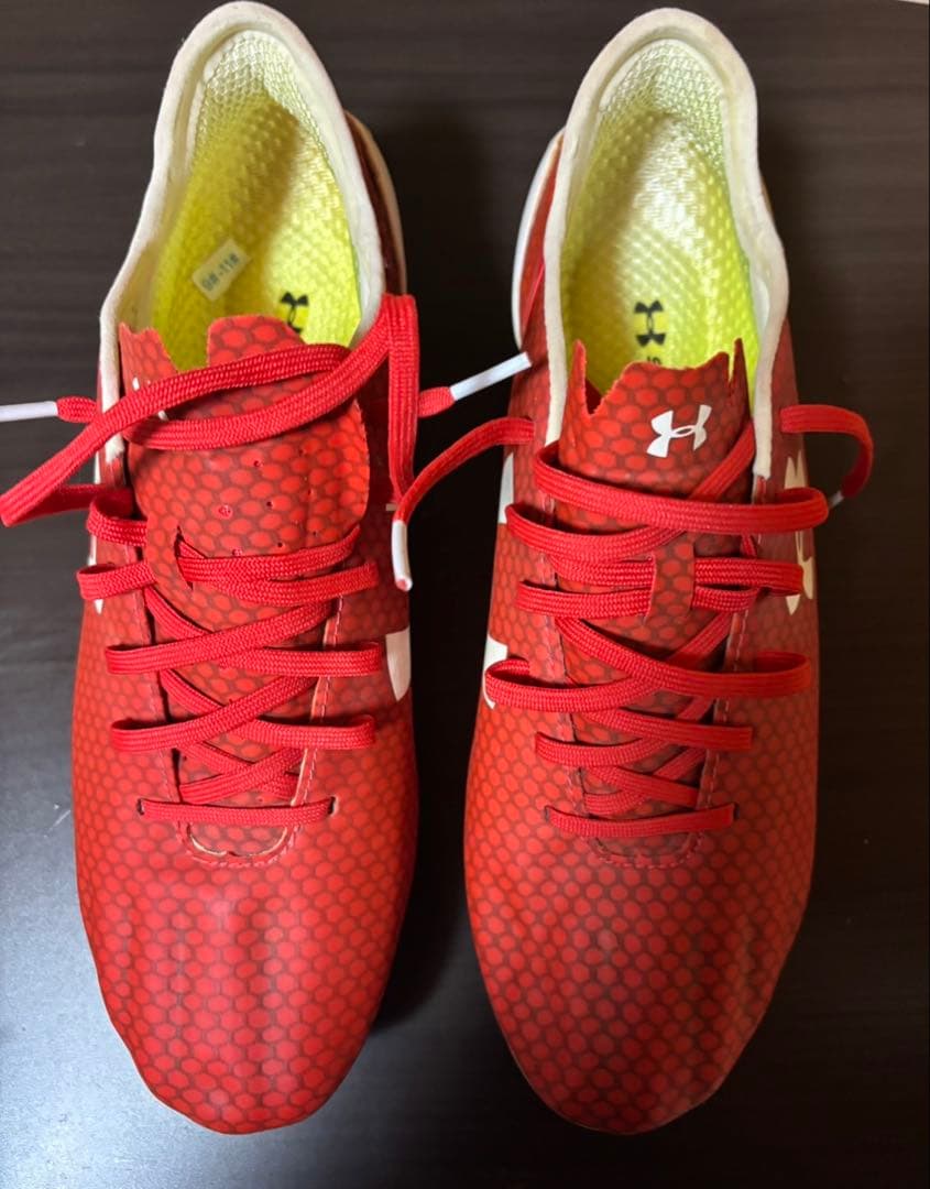 【希少】アンダーアーマー サッカースパイク Speedform 28cm赤