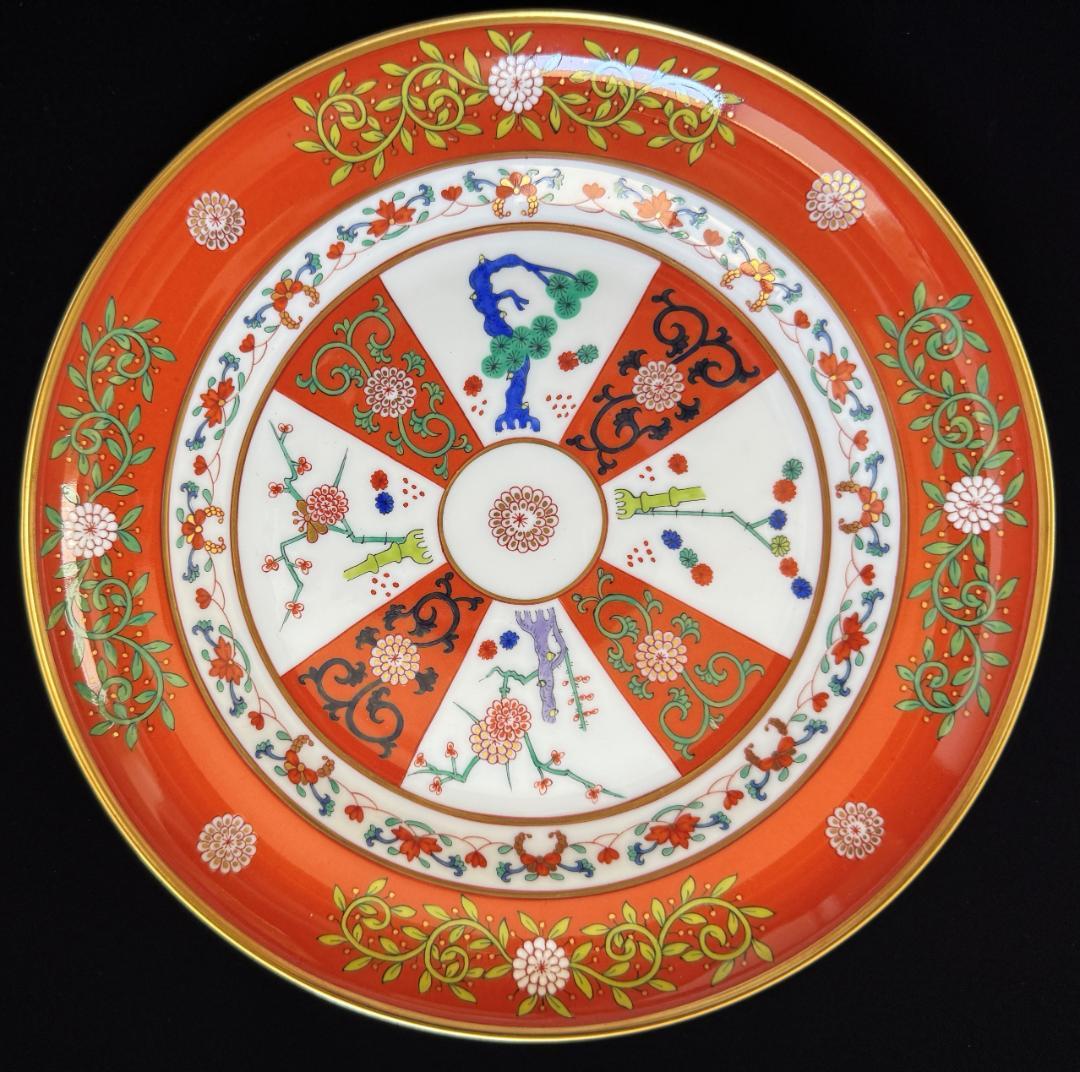 ヘレンド シノワズリ 西安の赤ゲデレ 茶会ボックス スターペインター作品