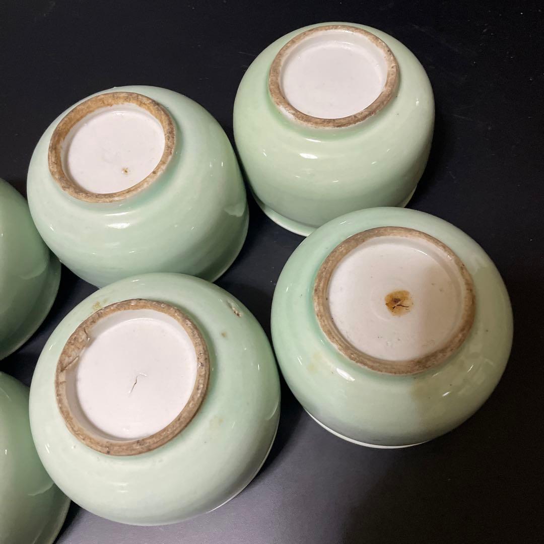 明治時代　桑の木の煙草盆　6組　共箱付き