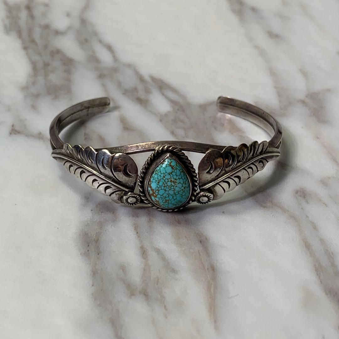 Arnold Goodluck ターコイズバングル STERLING刻印