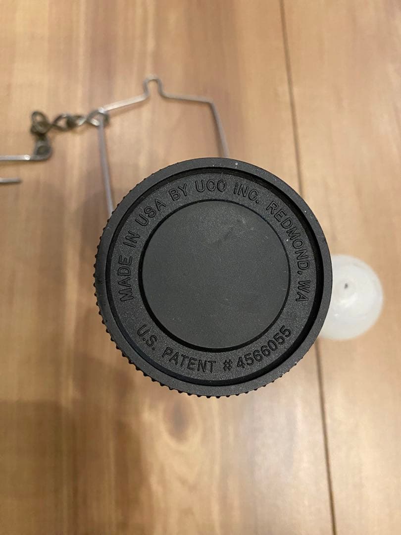 90s USA製　旧ロゴ　UCO キャンドルランタン　黒×金　金デカール　希少