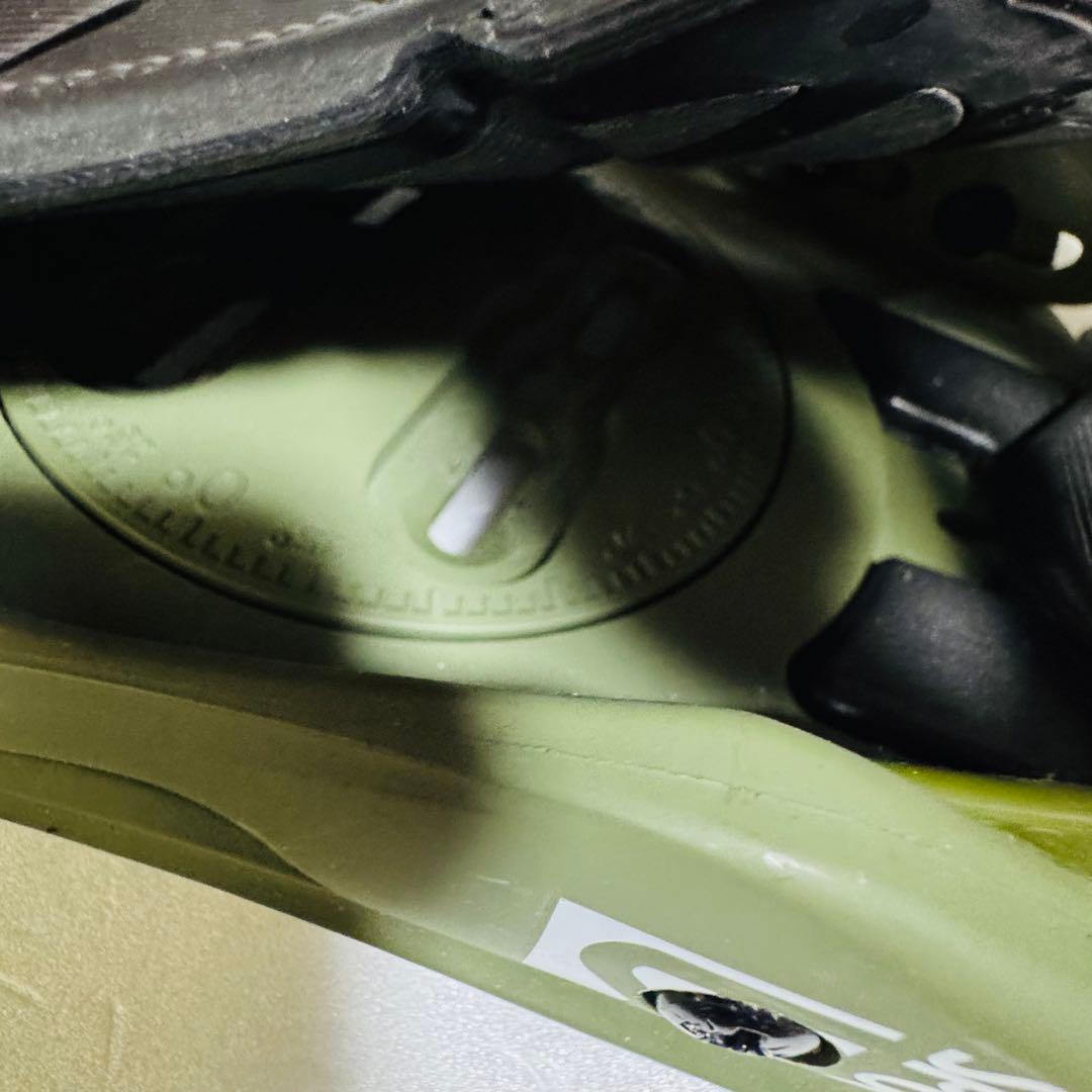 MLサイズ オリーブグリーン スノーボードビンディング初心者格安激安