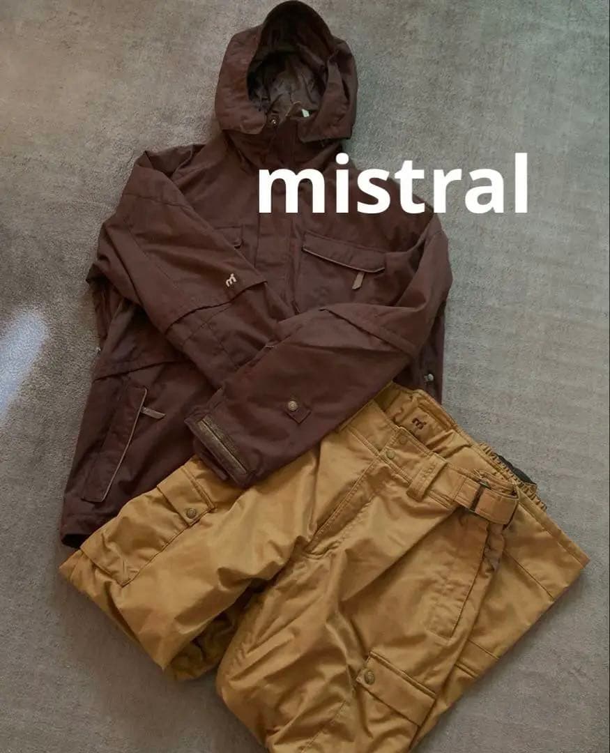 mistralミストラル スノーボードウェア　上下セット