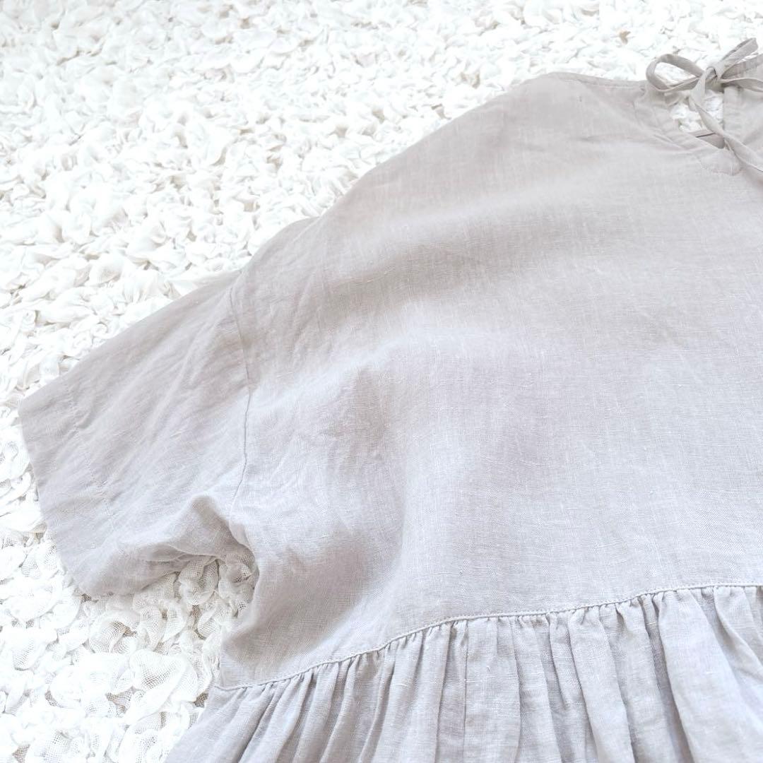 2025 オオカミとフクロウ　フクロウと三拍子のブーケ　ブラウス　水たまり