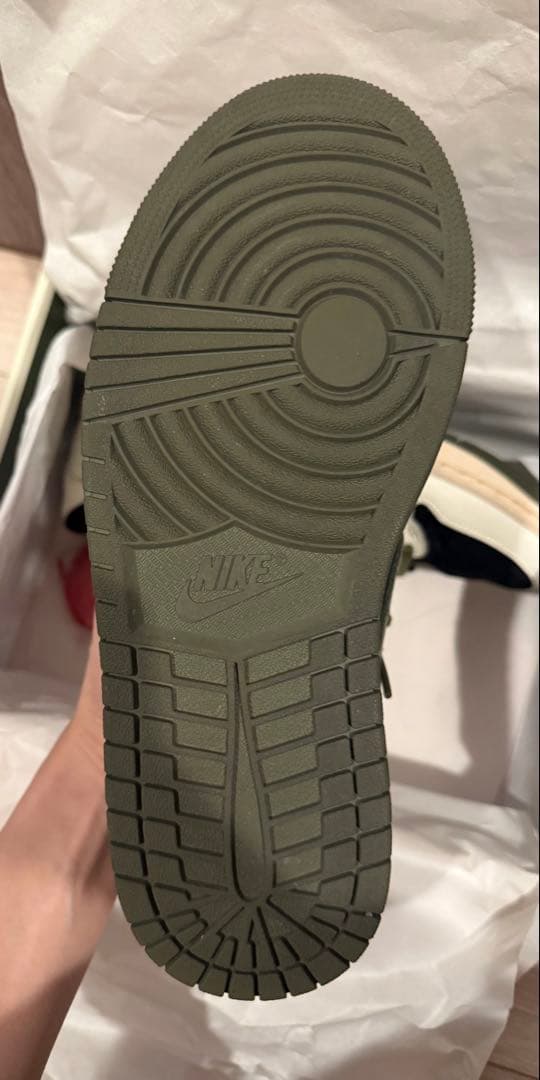 最終値下げ TRAVIS SCOTT AIRJORDAN 1 LOW Olive