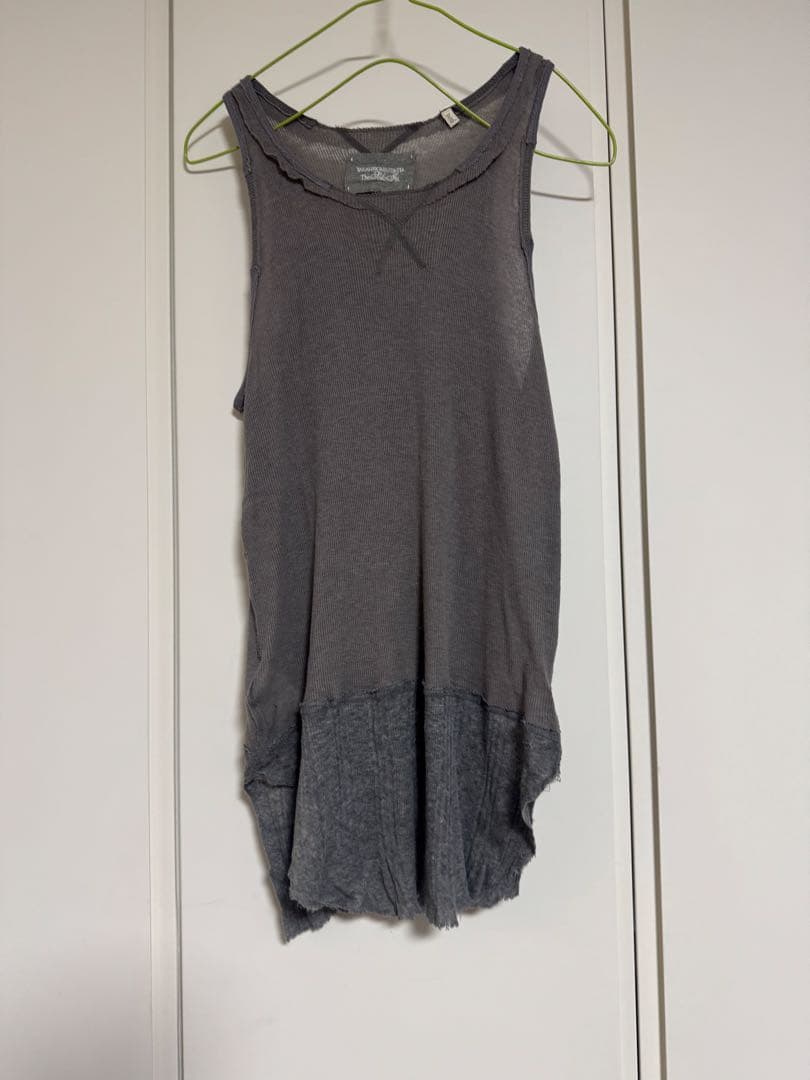 ザソロイスト　アンゴラ切り返しタンクトップ