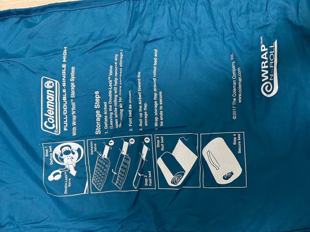 2個セットColeman エクストラデュラブルエアーベッド電動ポンプ付き