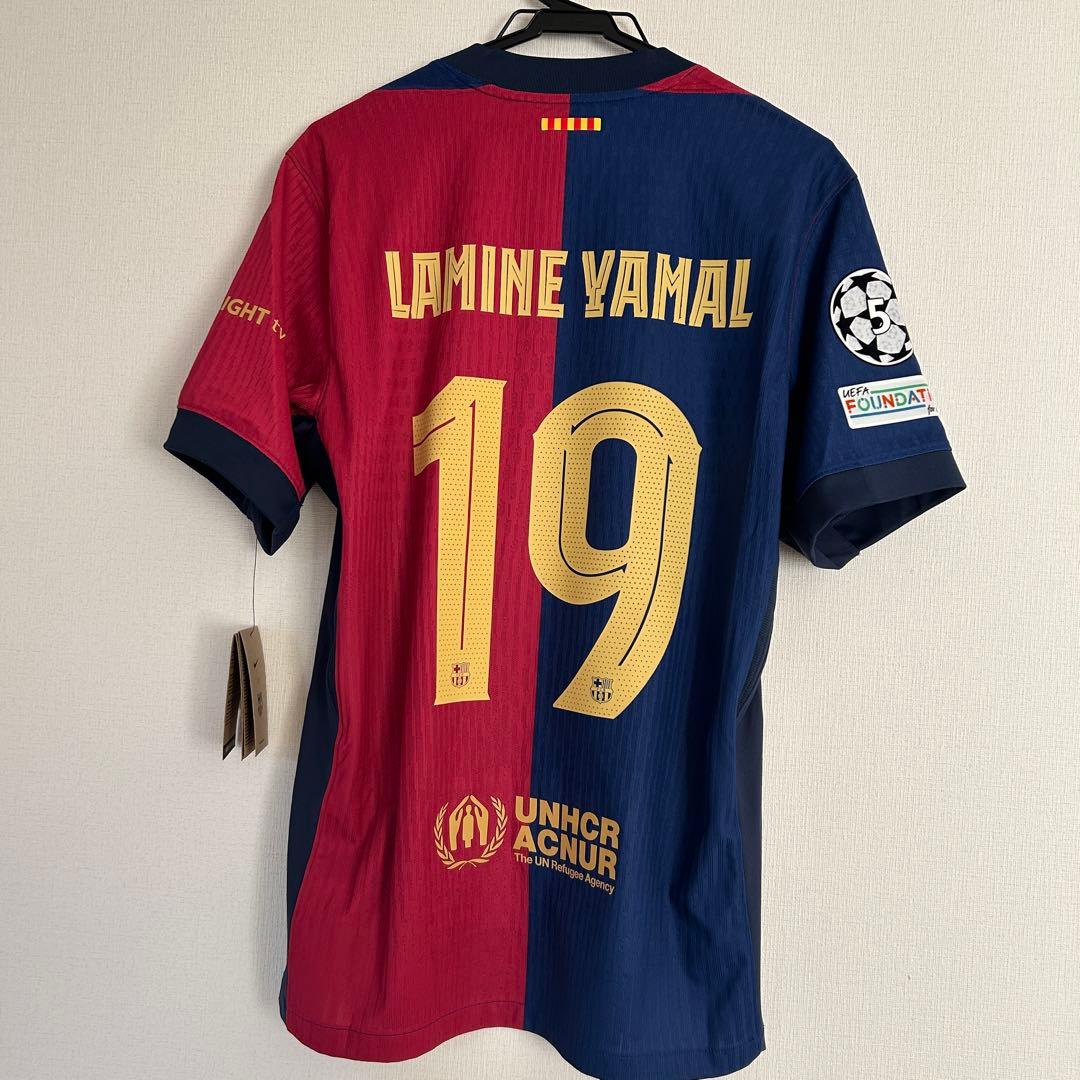 25-26 バルセロナ　ラミン・ヤマル　CL オーセンティック　ユニフォーム