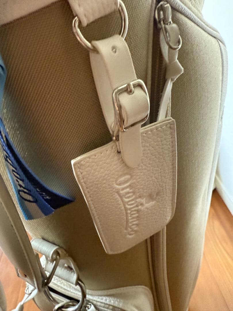 Orobianco オロビアンコ　ベージュ キャディバッグ・ポーチセット