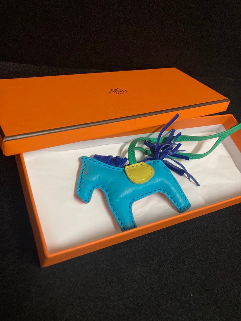 エルメス ロデオPM 希少 片面色違い ブルー パープル