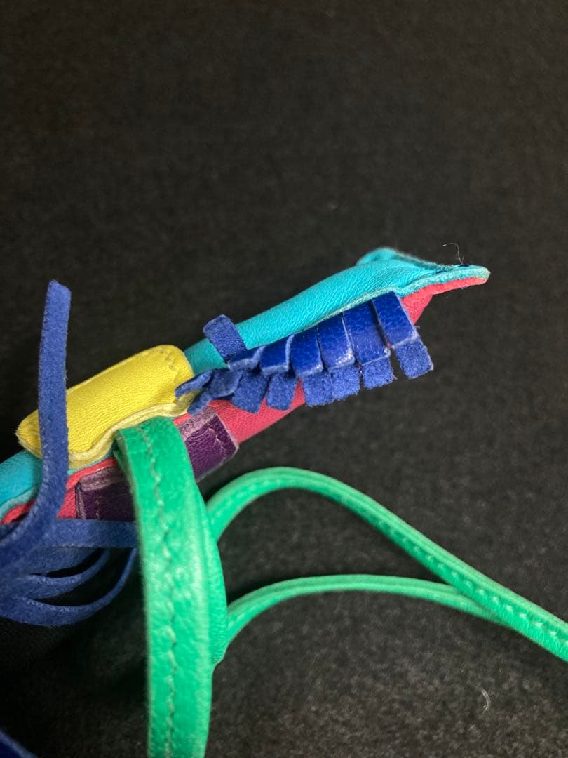 エルメス ロデオPM 希少 片面色違い ブルー パープル