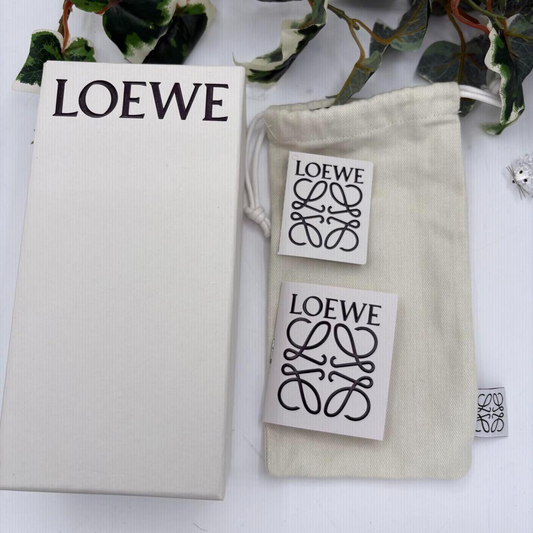 LOEWE　 ベビーペンギン レザーチャーム アナグラム ダイス
