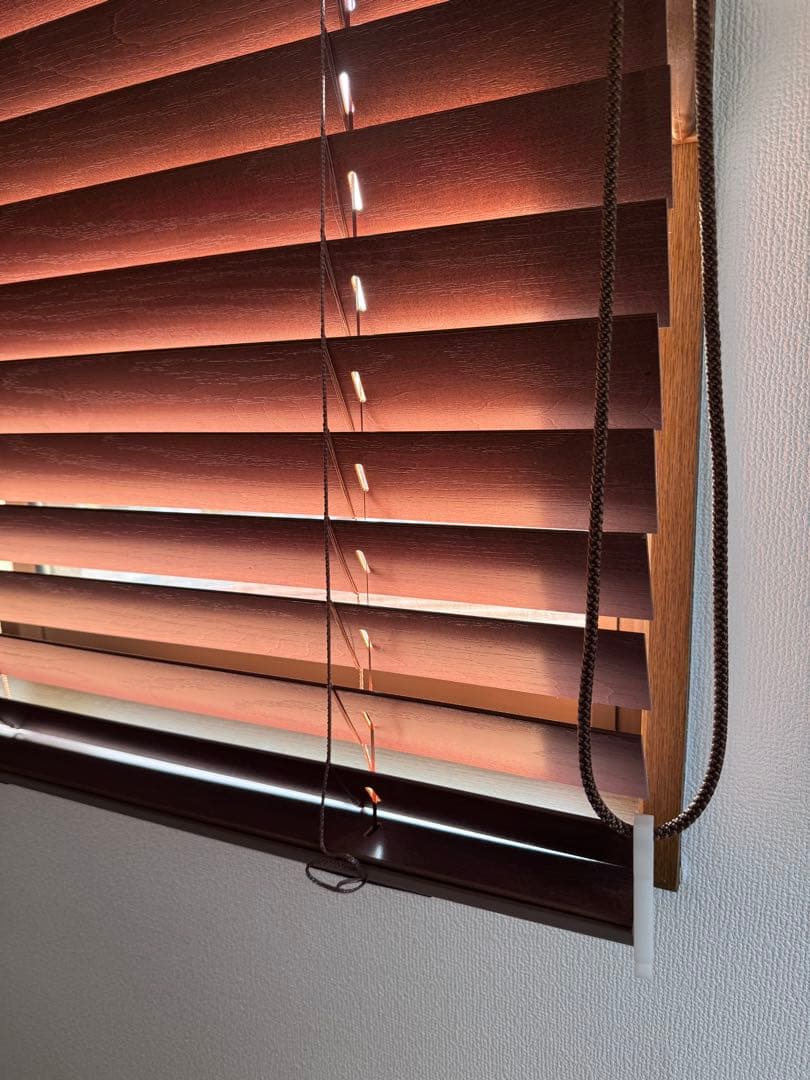 ニトリ オーダーNT木製ブラインド ファイン50-横125cm縦105cm