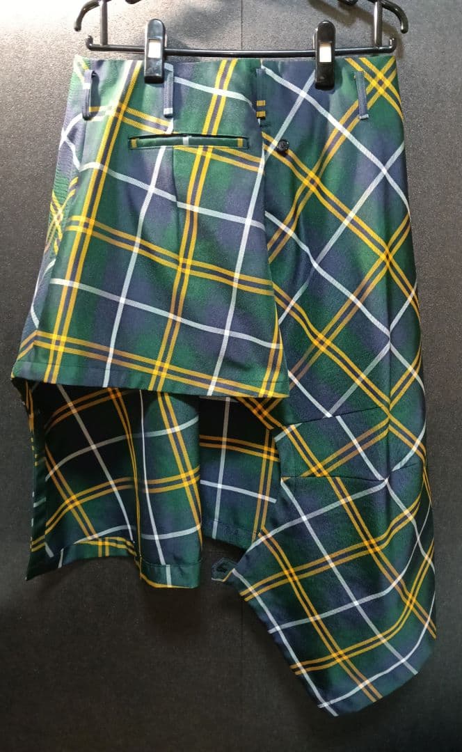 コムデギャルソン オム プリュス/アシンメトリーメンズスカートXS