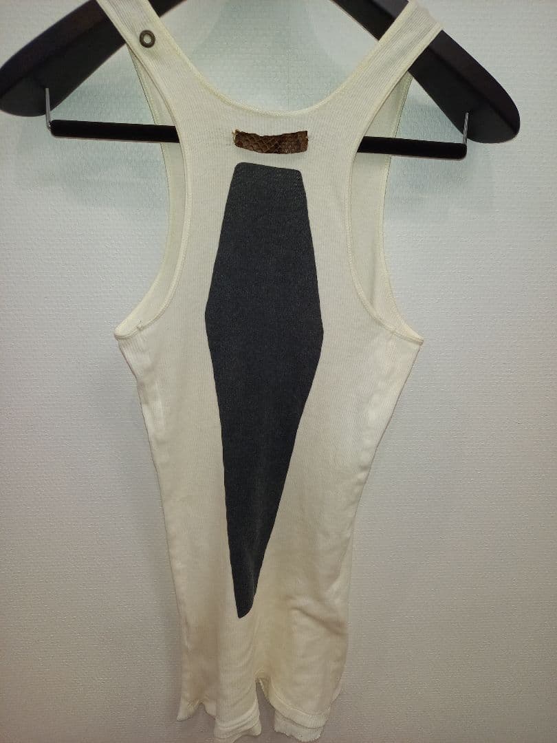 アイボリー タンクトップ サイズ0 コットン100%