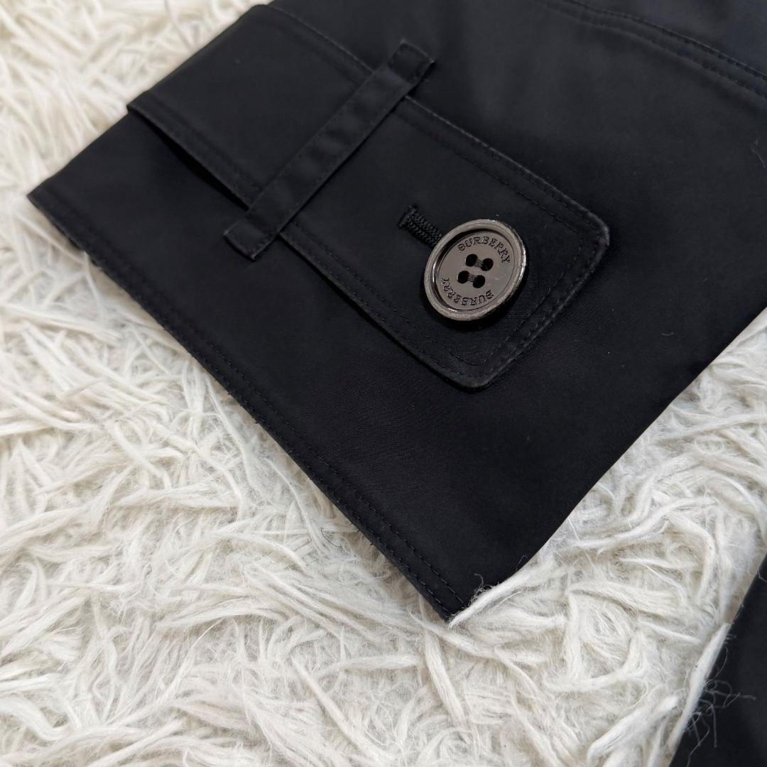 17070✨バーバリー 46 3XL メガチェック ダウンライナー フードコート