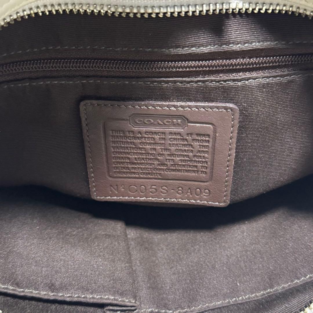 美品✨️Coach Soho Leather Boston Bag WH