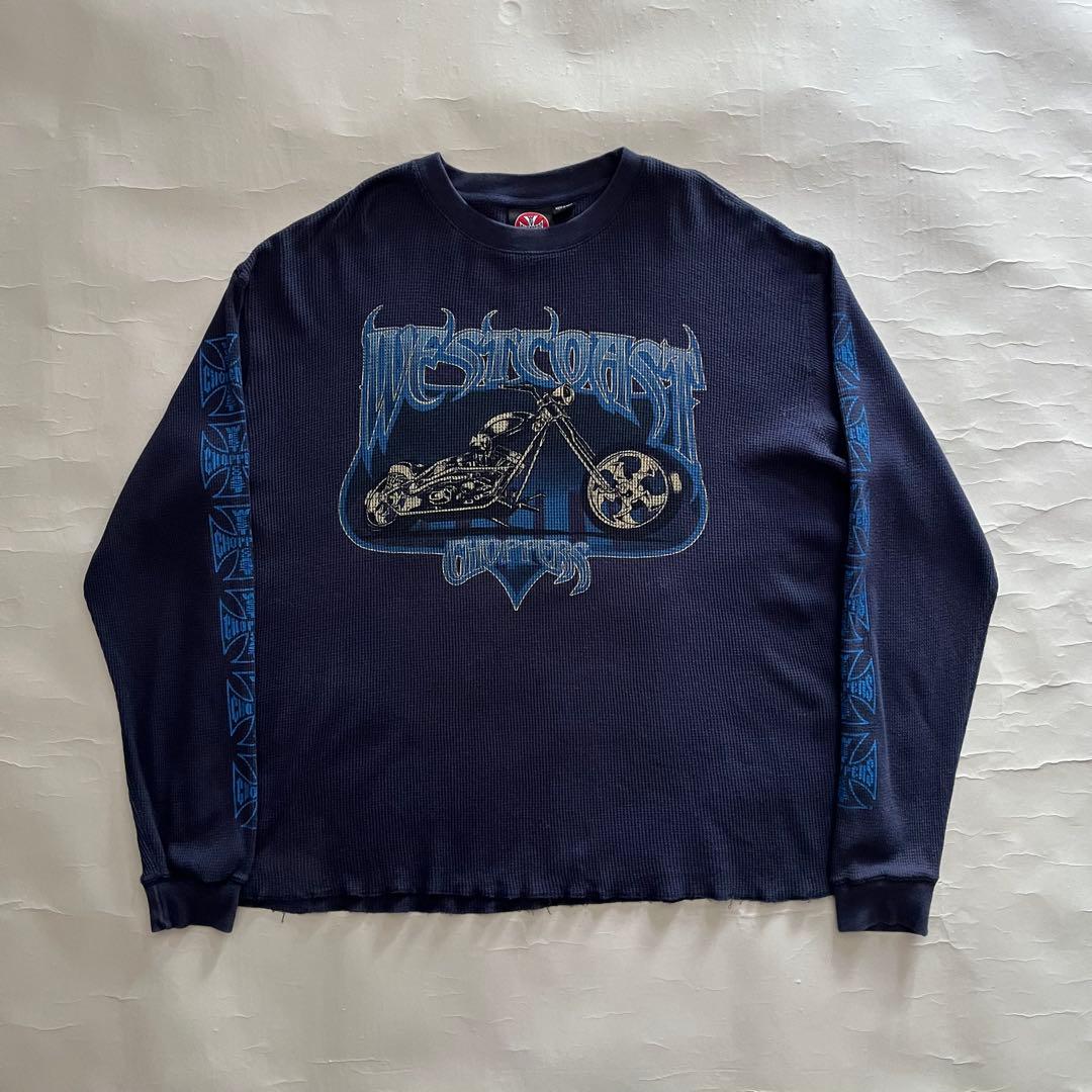 west coast choppers プリントサーマルカットソー